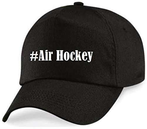 Reifen-Markt Base Cap Hashtag #Air Hockey Größe Uni Farbe Schwarz Druck Weiss
