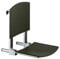 Keuco 34981170037 Klappsitz Plan Care Sitzfläche 360 mm, silber-eloxiert / schwarzgrau