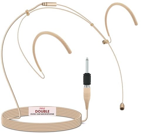 Pyle-Pro PMHM2 Headset Microphone, Beige