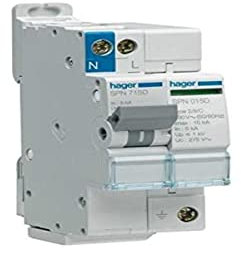 HAGER SPN715D - SPD CL.II AUTOPROT.15KA SEGN.FINE VITA 2M