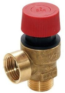 1/2 INCH Male Safety Pressure Relief Valve 8 BAR