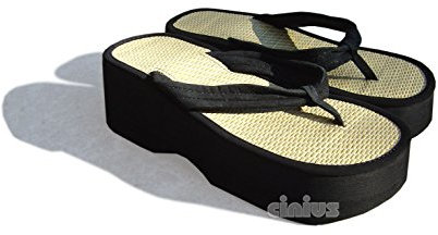 Cinius Sandales japonaises High Zori tongs n. 39