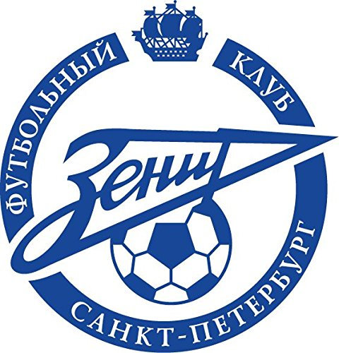 Zenit FC Saint Petersburg Russia Soccer Football Hochwertigen Auto-Autoaufkleber 12 x 12 cm