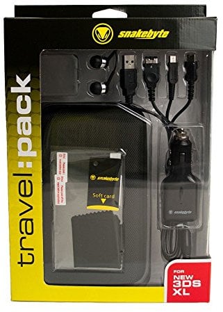 snakebyte - Nintendo NEW 3DS XL travel:pack - Reiseset, Zubehörset inkl. Autoladegerät für Nintendo NEW 3DS XL