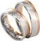 2 Hearts Collection JC TRAURINGE 333ER EHERINGE 8 KARAT ROTGOLD & WEIßGOLD J134