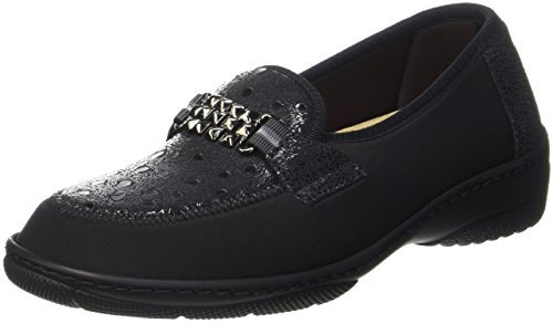 Podowell Femme Magik, Mocassins, Noir, 42 EU