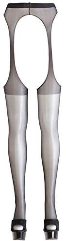 Cottelli Collection Sex-Strumpfhose in schwarz Größe S/M