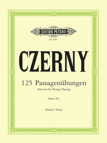 CZERNY - Op. 261 Estudios Elementales (125) para Piano (Martienssen)