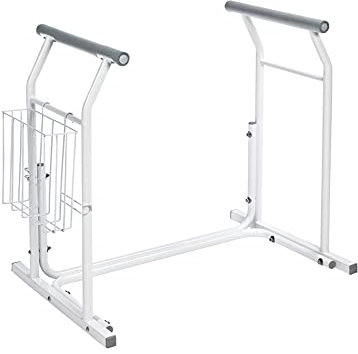 Ridder A0110101 - Apoyo portátil para el baño, con Bandeja de almacenaje, Color Blanco