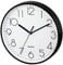 Hama Wanduhr PG-220 ohne Tickgeräusche, Schwarz