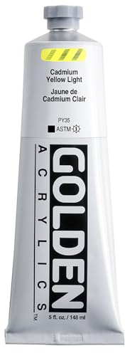 GOLDEN Heavy Body Acrylics, Cadmium Yellow Light, 5 fl. oz. Tube