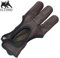 elToro Schießhandschuh Chestnut, S - Small, Bogenhandschuh, Schutz der Finger beim Bogenschießen, Zubehör für Pfeil und Bogen