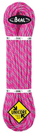 Beal Cobra Corde d'escalade Fuchsia 50 m