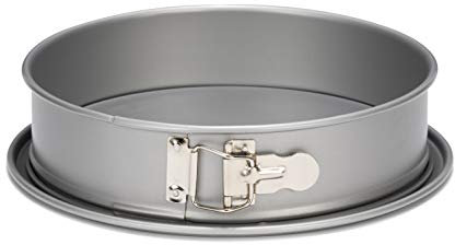 Springform Ø 24 cm mit auslaufsicherem Boden - Silver-Top Serie - Antihaftbeschichtung von Whitford - kratzfest & formstabil, silberfarben - 230 °C hitzebeständig, für Kuchen, Torten & Aufläufe