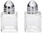 Cube Salt and Pepper Shakers - Set of 2 - Tablecraft 30S&P Glass Salt Shakers