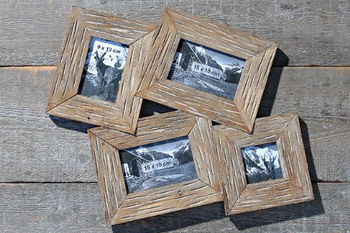 Bilderrahmen Galerie Holz | 4 Fotos 10x15cm