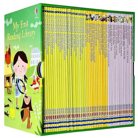 Usborne My Very First Reading Library 50 Books Set Collection Pack Early Level 1 and 2
