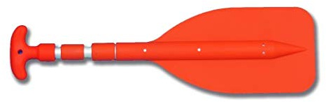 Teleskopisches Mini Paddel Stechpaddel 56-107cm orange