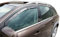 J&J AUTOMOTIVE | Windabweiser Passend Für A4 B8 Limousine 2008-2015, Heko Regenabweiser, Getönt, Set 2-Teilig, Vorne, Aerodynamisch