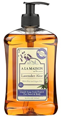 French Liquid Soap Lavender Aloe 16.90 Ounces