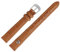 MARBURGER Uhrenarmband 12mm Leder Braun Silber Alligator Prägung Mit Naht - Montage Set 5281235000120