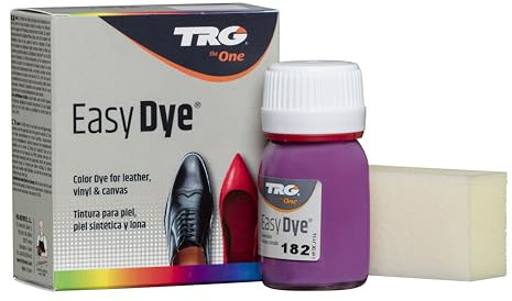 TRG The One Easy Dye, Teinture pour chaussures, Violet (182 Deep Purple), 25 ml