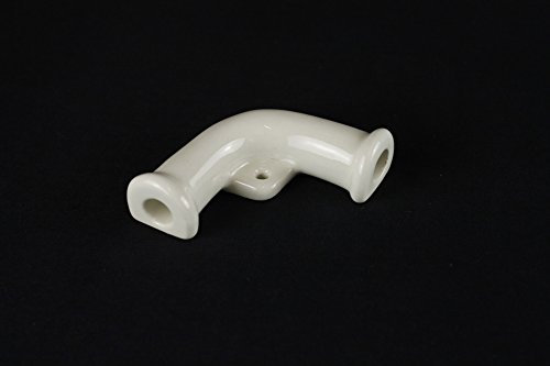 Curvapassa cavo in ceramica per impianto elettrico vintage rustico a vista