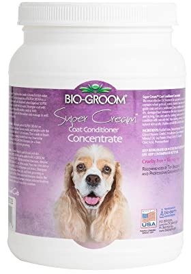 Bio-Groom - Super Cream Conditioner - Konzentrierte Creme Hundespülung - Pflegt und befeuchtet trockenes Fell - Lindert Trockenheit und Juckreiz - Einfaches Nass- und Trockenkämmen - 1,68 kg
