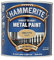 Hammerite 5092830 Direct to Rust Metal Paint - Smooth Gold Finish 750ML