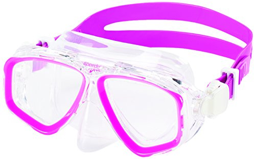 Speedo Unisex-Child Swim Snorkel Dive Mask Anti-Fog with Nose Cover Adventure Series