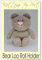 Knitting Pattern. Bear Toilet Roll Holder - UK Knitting Pattern
