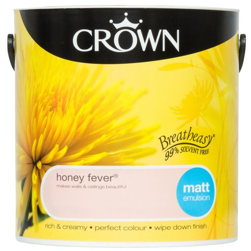 Crown Breatheasy Emulsion Paint - Matt - Honey Fever - 2.5L