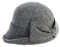 Comhats Wolle 1920s Retro Fedorahüte Kirche Hüte Frauen Filzhut Damen Klassisch Bowler Hut Grau