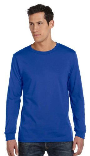 BELLA+CANVAS Unisex Jersey Long-Sleeve T-Shirt,True Royal,L