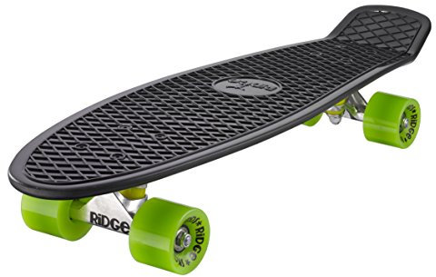 Ridge PB-27-Black-Green Skateboard, Black/Green, 69 cm