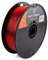 HATCHBOX 1,75 mm transparent rotes PLA-Filament für 3D-Drucker - 1 kg-Spule - Maßgenauigkeit +/- 0,05 mm