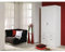Rauch Möbel Brême Armoire à Porte Tournante en Chêne Sanremo Lumière avec 6 Tiroirs 3 Portes, Comprend 2 Tringles à Linge, 2 Étagères l X H X P 136X199X58 Cm