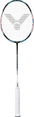 VICTOR Badmintonschläger JS-10, Weiß/Schwarz/Blau, 67.4 cm, 132/0/5