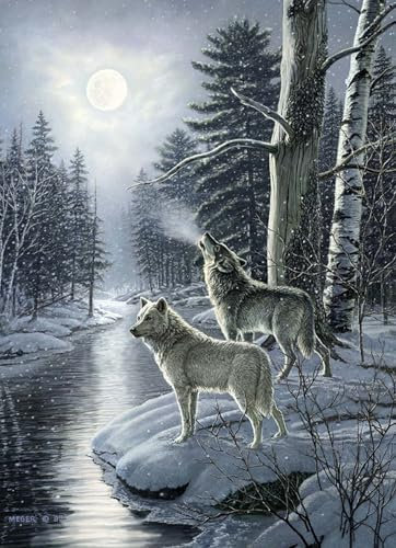 Cobble Hill 51811 - Wolves by Moonlight