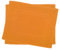 Julie Julsen 2er Pack 50 x 40 cm Badvorleger in Premium Qualität 900 gm2 in aktuellen Farben und 4 Größen aus Baumwolle Badematte Badteppich Duschvorleger Design Doppel Rahmen Orange
