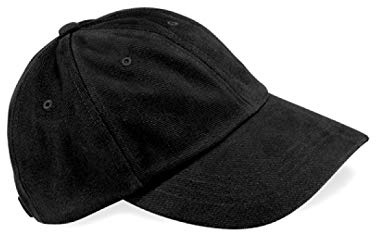 Beechfield B57 Low Profile Heavy Brushed Cotton Cap - Forest Green/Taupe