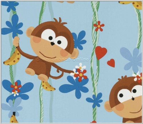 Tapete Cheeky Monkey Affe Urwald