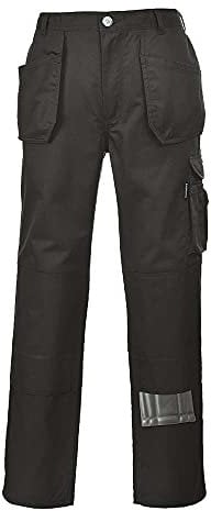 Portwest Slate Bundhose mit Holstertaschen, Größe: M, Farbe: Schwarz, KS15BKRM
