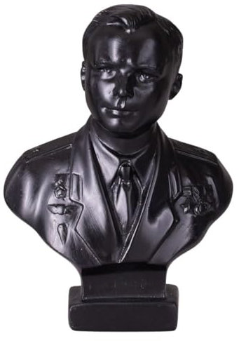 Sowjetischer Russischer Kosmonaut Juri Gagarin stein Büste Statue Skulptur 11 cm