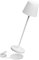K-Bright Dimmbare LED Akku Tischleuchte | Indoor & Outdoor Wiederaufladbar | Natürliches Lichtfarbe | IP54 wasserdicht | 240LM | tischleuchte akku mit USB Ladestation | Weiß.