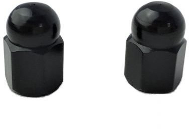 Classic Cycle Ventilkappen Hutmutter schwarz
