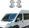Ducato / Boxer / Citroen Jumper 2006> Chrom Spiegelppen ABS