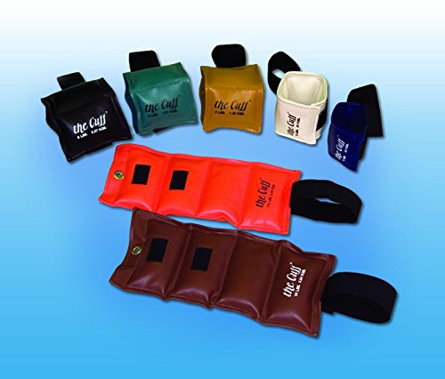 The Cuff Original Adjustable Ankle and Wrist Weight for Training, Dance, Running, Cardio, Aerobics, Toning, and Physical Therapy for Men and Women, 1 lb, Blue