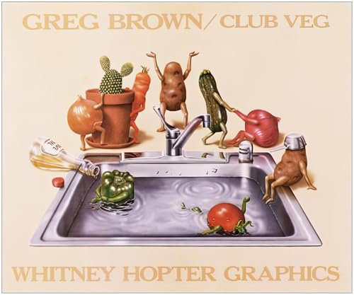 1art1 Greg Brown Poster Club Veg Kunstdruck Bild 72x60 cm