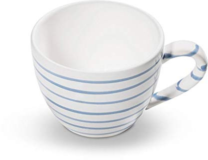 GMUNDNER KERAMIK Teetasse Maxima Füllmenge : 0.4 Liter Blaugeflammt Geschirr, handgemacht in Österreich